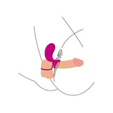 Xocoon - Paar-Stimulatorring Fuchsia