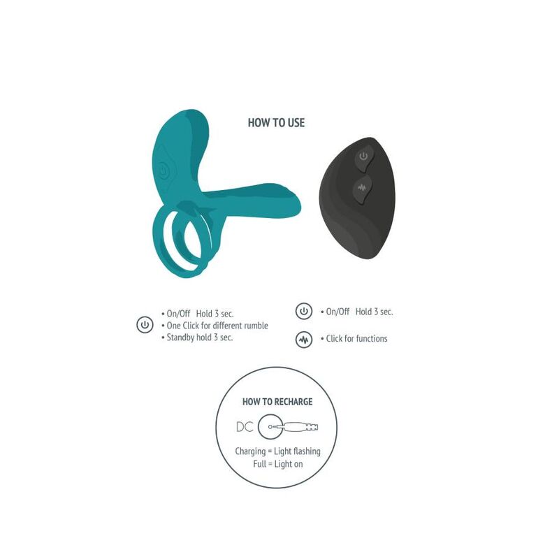 Xocoon - Vibratorring für Paare Grün