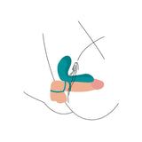 Xocoon - Vibratorring für Paare Grün