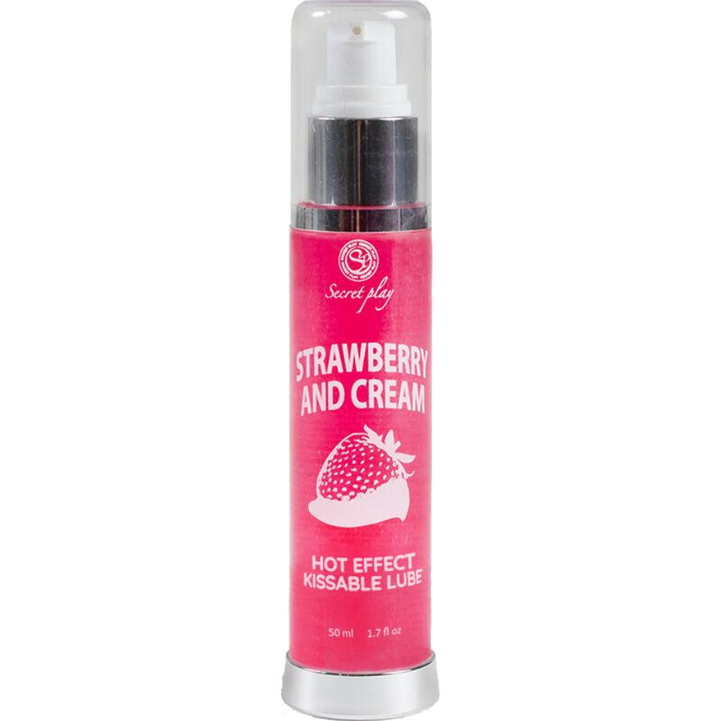 Secretplay - Gleitmittel 2-1 Wärmeeffekt Erdbeere & Creme 50 ml