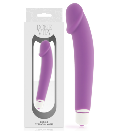 Realistischer Vibrator Realistic Purple Silicone.1