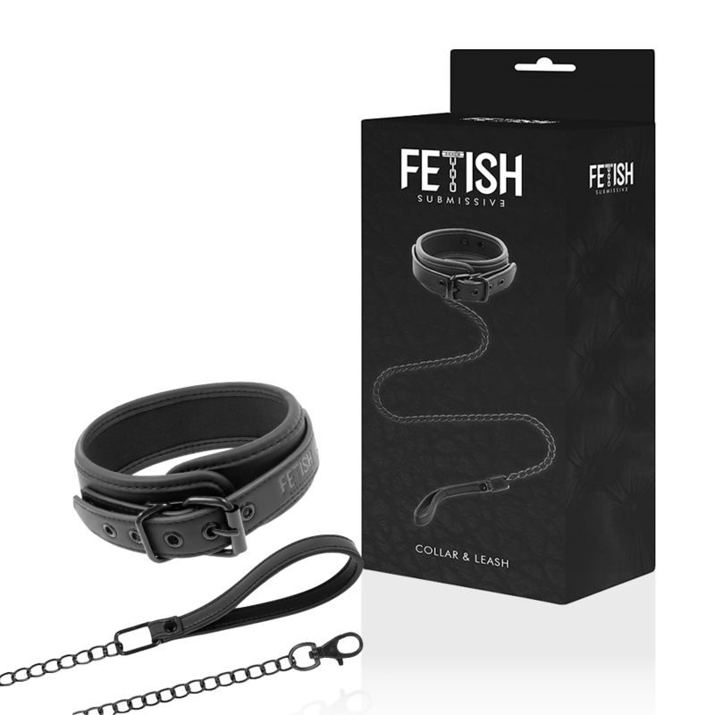 Fetish Submissive - Kettenhalskette mit Noprene-Futter