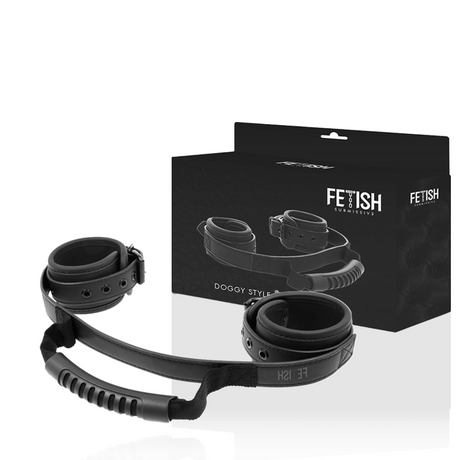 Fetish Submissive - Handschellen mit Noprene-Futter und Griff