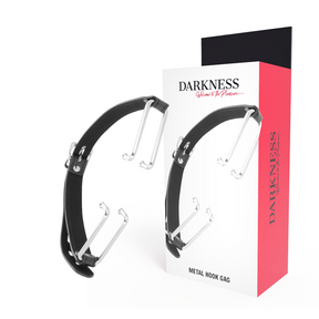 Darkness - Knebel mit Schwarzem Haken