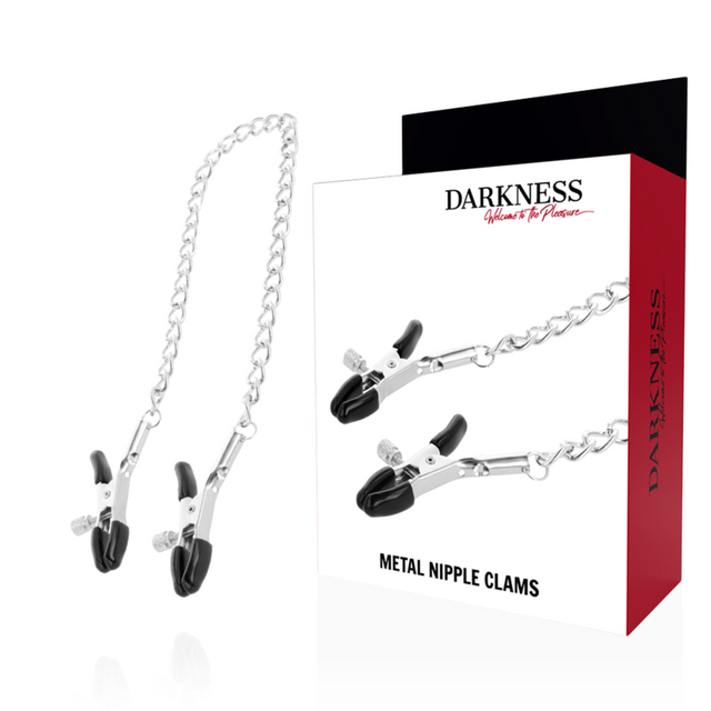 Darkness - Einstellbare Nippelklemmen aus Metall