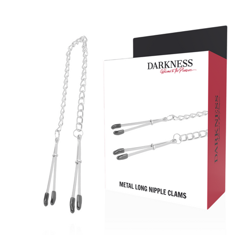 Nippelklemmen Darkness Einstellbare Metall-Nippelklammern