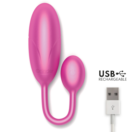 Oninder - Denver Vibrationsei Rosa 7 x 2,7 cm Kostenlose App