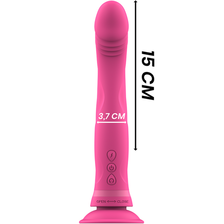 Intense - Michelangelo Rosa Silikon-Vibrator-Dildo
