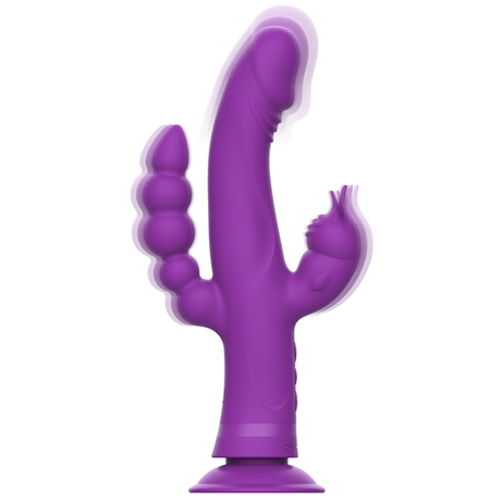 Intense - Casanova Rabbit Silikonvibrator Dreifachmotor Lila