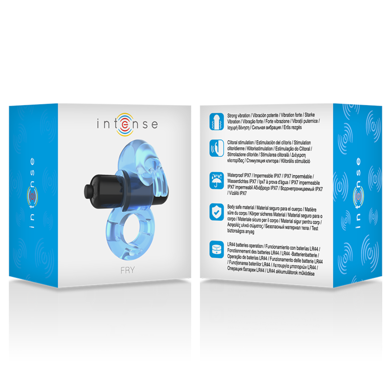 Intense - Fry Blauer Vibrationsring