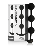Black&Silver - Harry Anal-Rosenkranz 3 Silikonkugeln 14 cm