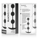 Black&Silver - Harry Anal-Rosenkranz 3 Silikonkugeln 14 cm