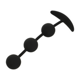 Black&Silver - Harry Anal-Rosenkranz 3 Silikonkugeln 14 cm