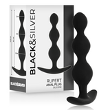 Black&Silver - Rupert Analkugelkette 10 cm