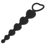 Black&Silver - Mila Anal-Herzkette 18 cm