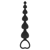 Black&Silver - Mila Anal-Herzkette 18 cm