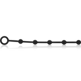 Black&Silver - Korg Anal Rosenkranz Silikon Initiation 21 cm