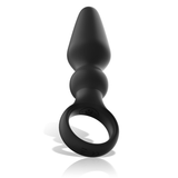 Black&Silver - Ozzy Leistungsstarker Silikon-Analsplug
