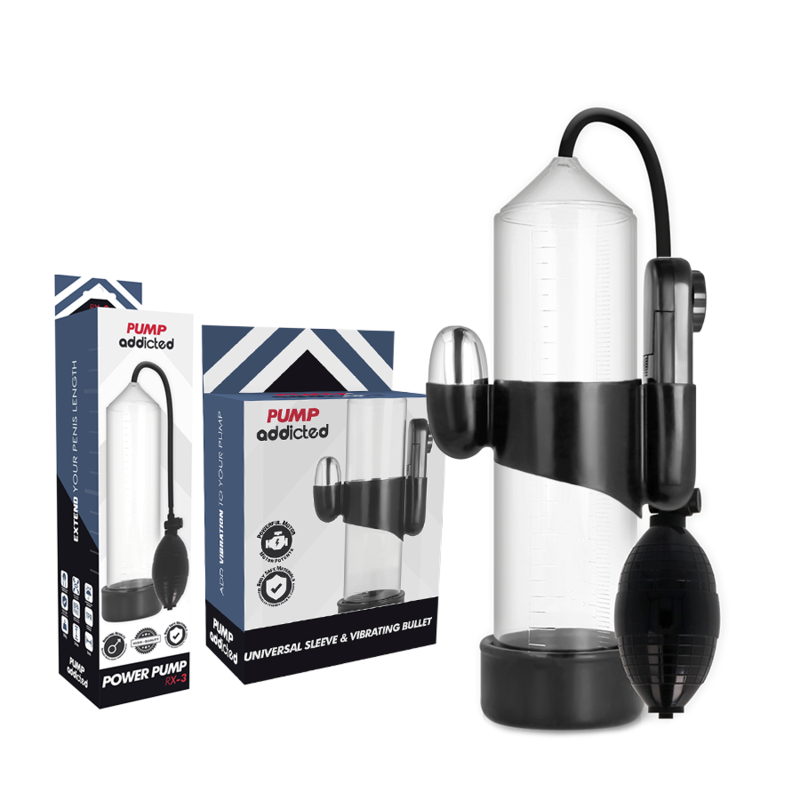 Pump Addicted - Transparenter Rx3-Vibrator