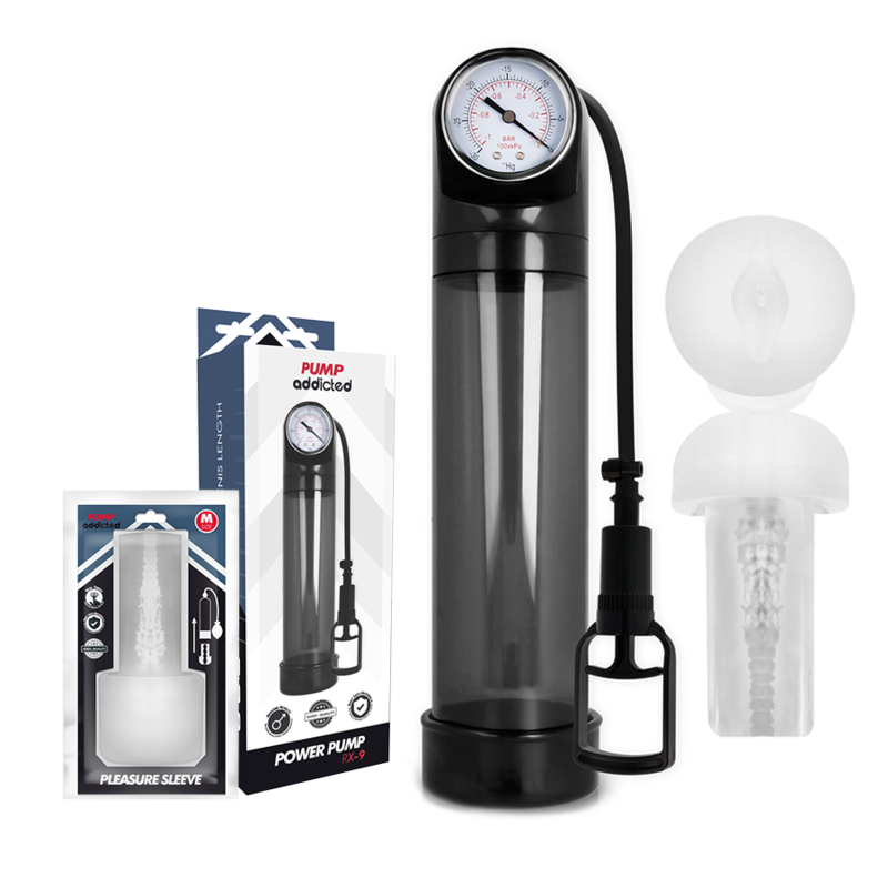 Pump Addicted - Rx9 Black mit Masturbator