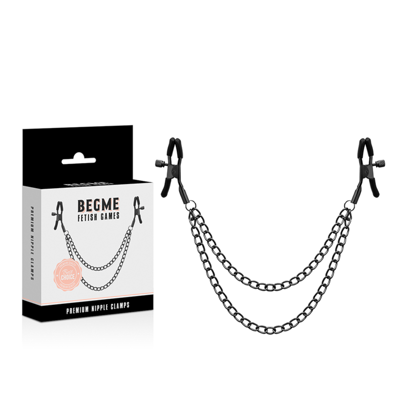 Begme - Red Edition Nippelclips mit Kette