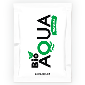 Bioaqua - Gleitmittel auf Wasserbasis, Natürliche Zutaten, 6 ml
