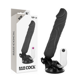 Basecock - Realistischer Vibrator mit Fernbedienung Schwarz 20 cm-x-4 cm
