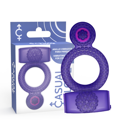 Penisring Ring Doppelter Genuss Lila Ring