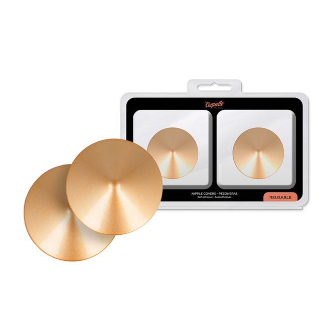 Coquette Chic Desire - Nippelabdeckungen Goldene Kreise