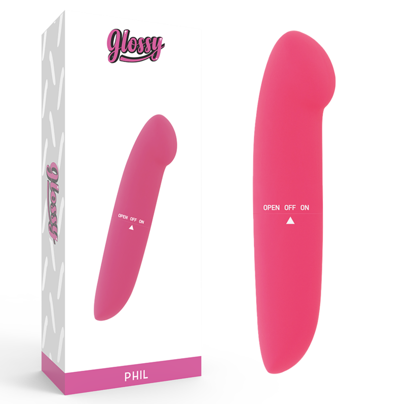 Glossy - Phil Vibrator Rosa
