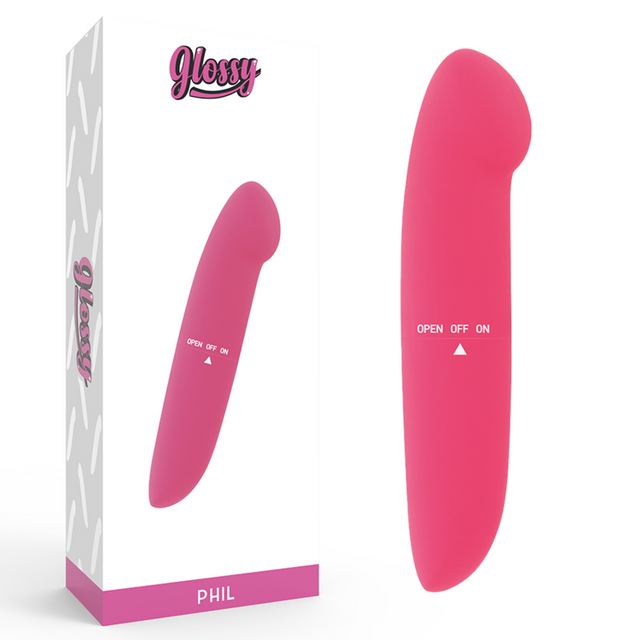 Glossy - Phil Vibrator Rosa