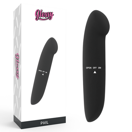 Glossy - Phil Vibrator Schwarz