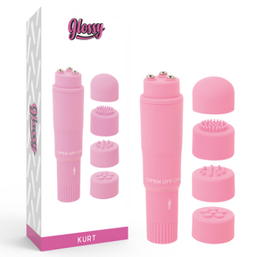 Glossy - Kurt Taschenmassager Rosa