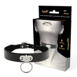 Halsband Chic Desire Fetish Ring veganes Leder Schwarz