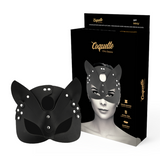 Coquette Chic Desire - Vegane Ledermaske mit Katzenohren