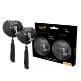 Coquette Chic Desire - Schwarze Pailletten-Nippelabdeckungen