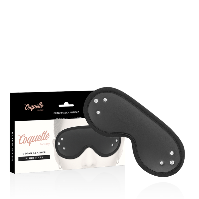 Coquette Chic Desire - Fantasy Vegane Ledermaske mit Neoprenfutter