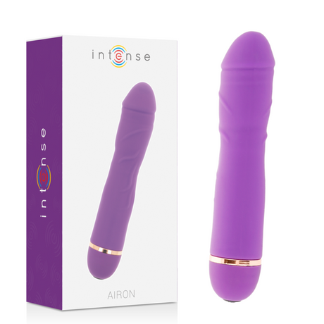Vibrator Airon 20 Geschwindigkeiten Silikon Lila 3,5 x 18 cm