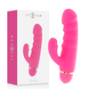 Rabbit Vibrator Intense Crass with a Realistic Shaft Pink 17.5 x 4.1 cm