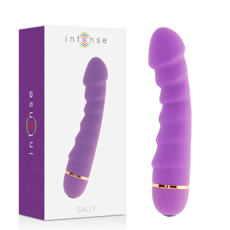 G-Punkt-Vibrator Sally 20 Geschwindigkeiten Silikonflieder 3,4 x 16 cm