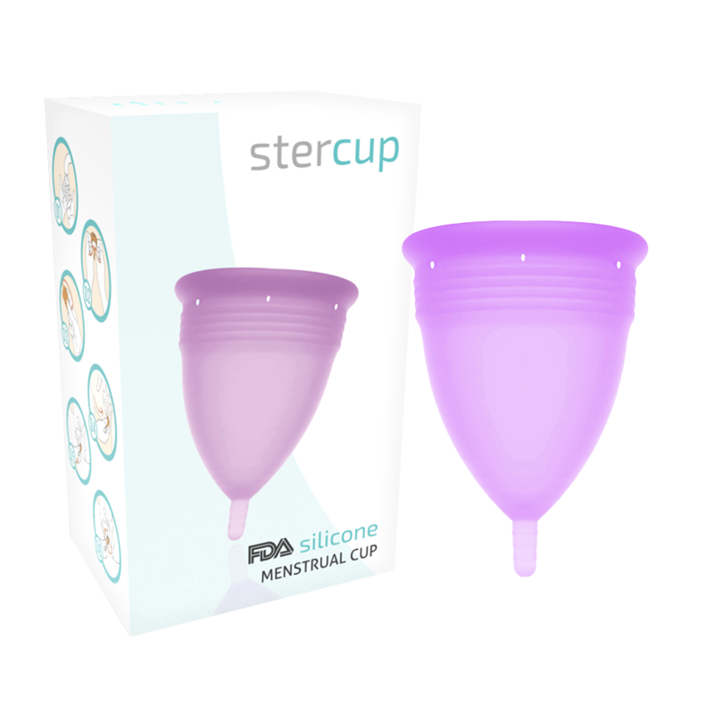 Stercup - Fda Silikon-Menstrualcup Flieder - Grösse L