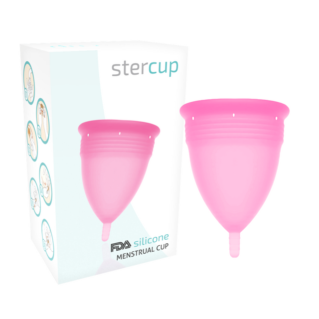 Stercup - Fda Silikon-Menstrualcup Rosa - Grösse L