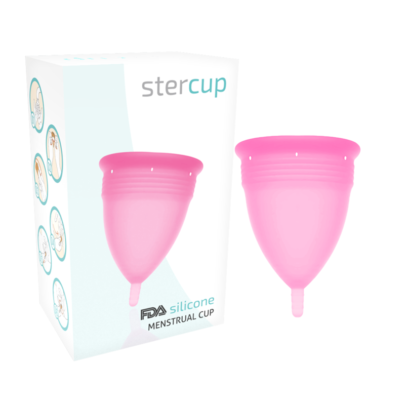 Stercup - Fda Silikon-Menstrualcup Rosa - Grösse S