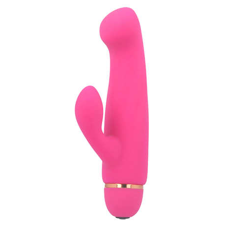 Rabbit-Vibrator Boral 20 Geschwindigkeiten Silikon Rosa 3,5 x 17,8 cm.2