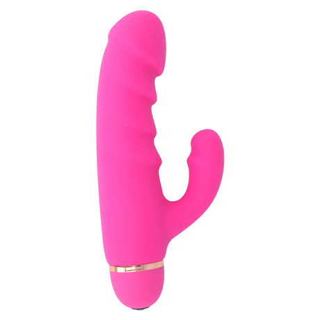 Rabbit-Vibrator Krases 20 Geschwindigkeiten Silikon Rosa 4,1 x 17,5 cm.2