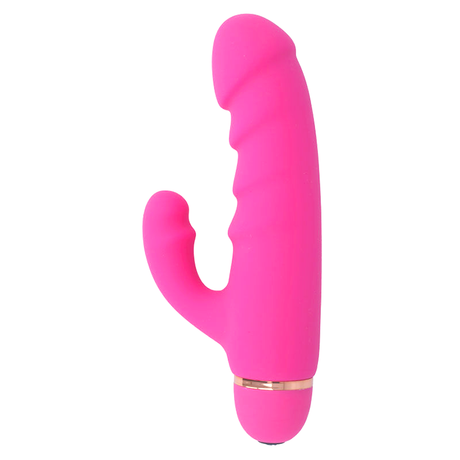 Rabbit-Vibrator Krases 20 Geschwindigkeiten Silikon Rosa 4,1 x 17,5 cm.3