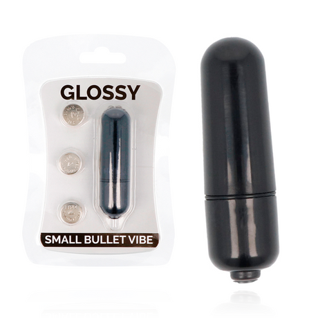 Glossy - Kleine Bullet Vibe Schwarz