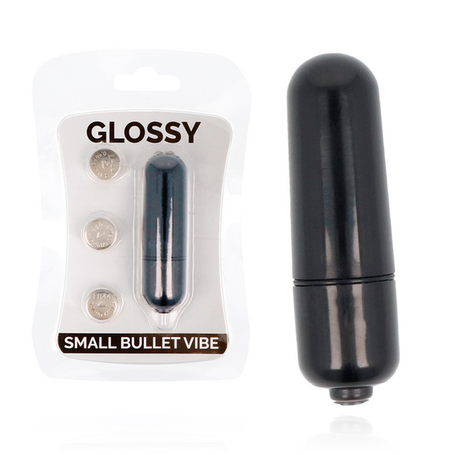 Glossy - Kleine Bullet Vibe Schwarz