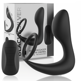 Black&Silver - Analmassager mit Fernbedienung, Wiederaufladbares Silikon Schwarz