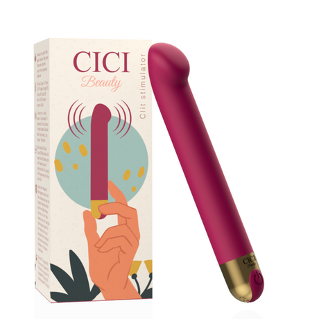 Auflegevibrator Premium-Silikon-Klitzer-Stimulator Gold 13 x 2 cm